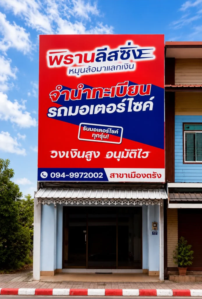 พิธานลีสซิ่งสาขาเมืองตรัง จังหวัดตรัง