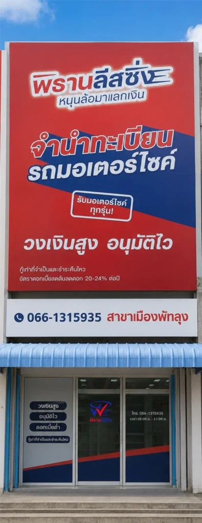 พิธานลีสซิ่งสาขาเมืองพัทลุง จังหวัดพัทลุง
