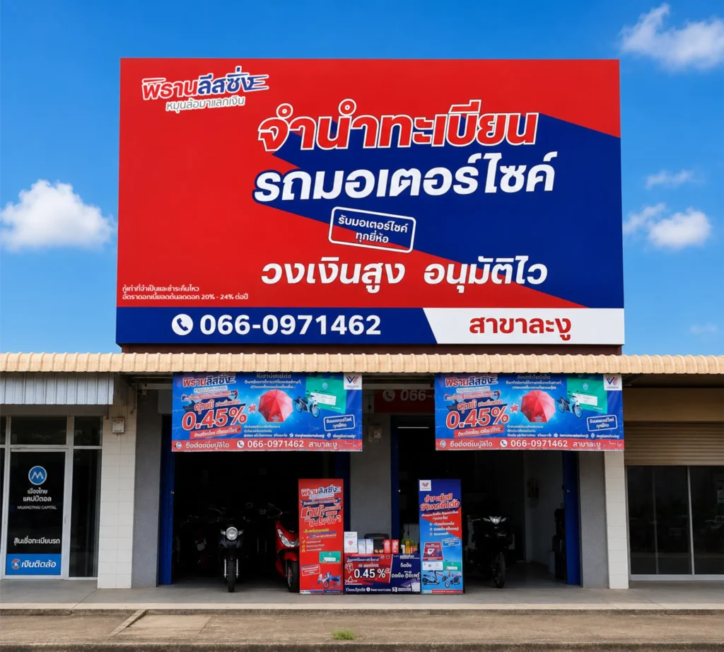 พิธานลีสซิ่งสาขาละงู จังหวัดสตูล