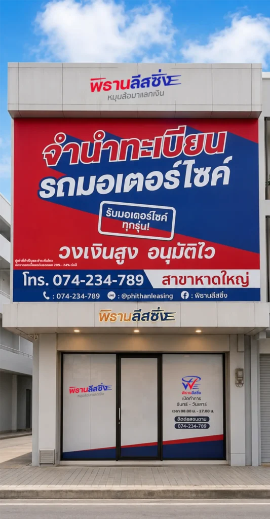 พิธานลีสซิ่งสาขาหาดใหญ่ (สำนักงานใหญ่)